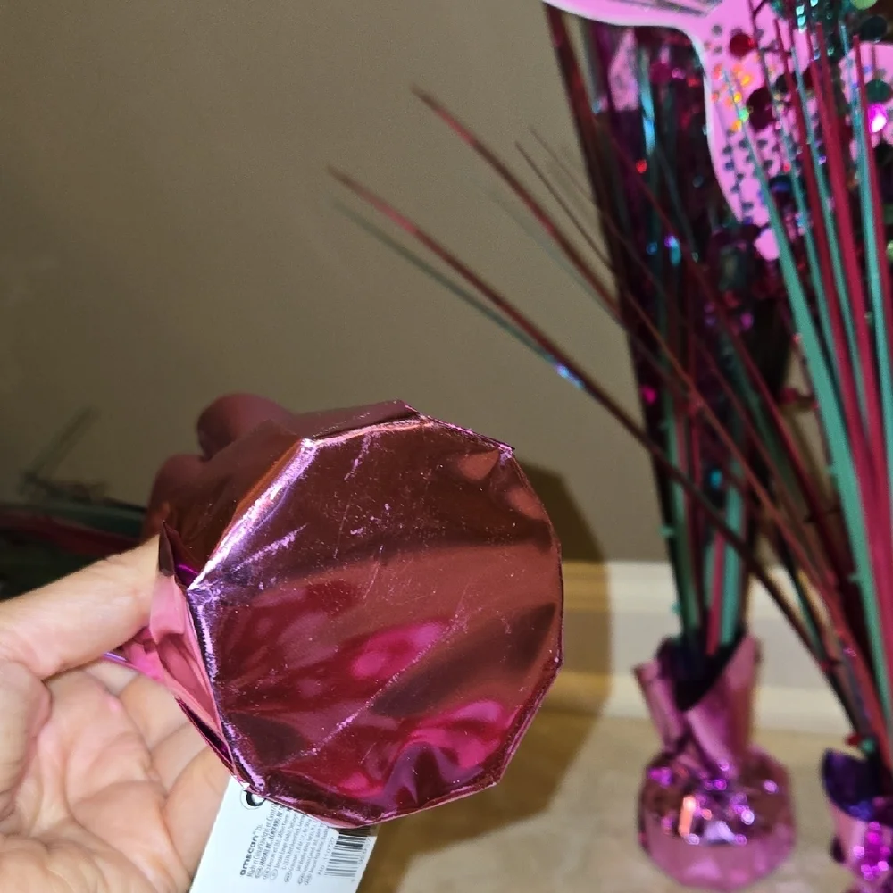 Amscan Pink and Teal Party Decorations 3pieces